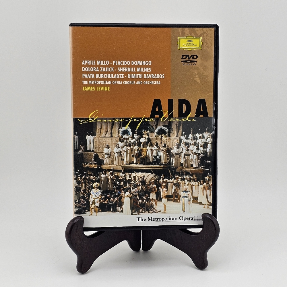 Giuseppe Verdi Aida Metropolitan Opera DVD James Levine, Placido Domingo, Millo